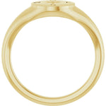 14K Gold Compass Signet Ring - Picasso Gold & Diamond Jewelry