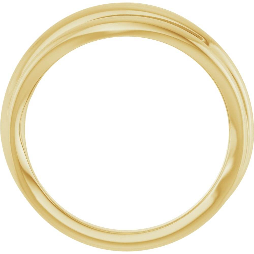 14K Gold Negative Space Ring – Modern & Minimalist Design - Picasso Gold & Diamond Jewelry