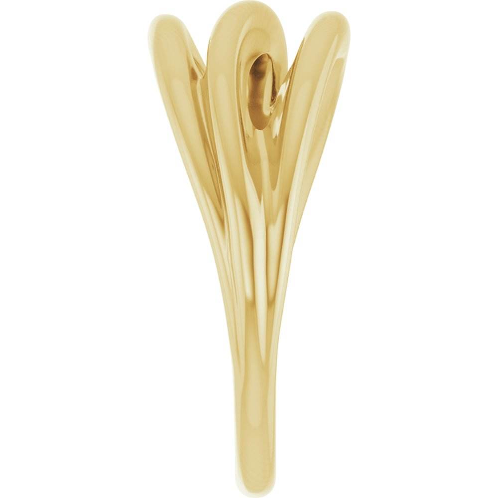 14K Gold Negative Space Ring – Modern & Minimalist Design - Picasso Gold & Diamond Jewelry