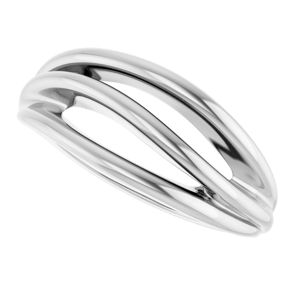 14K Gold Negative Space Ring – Modern & Minimalist Design