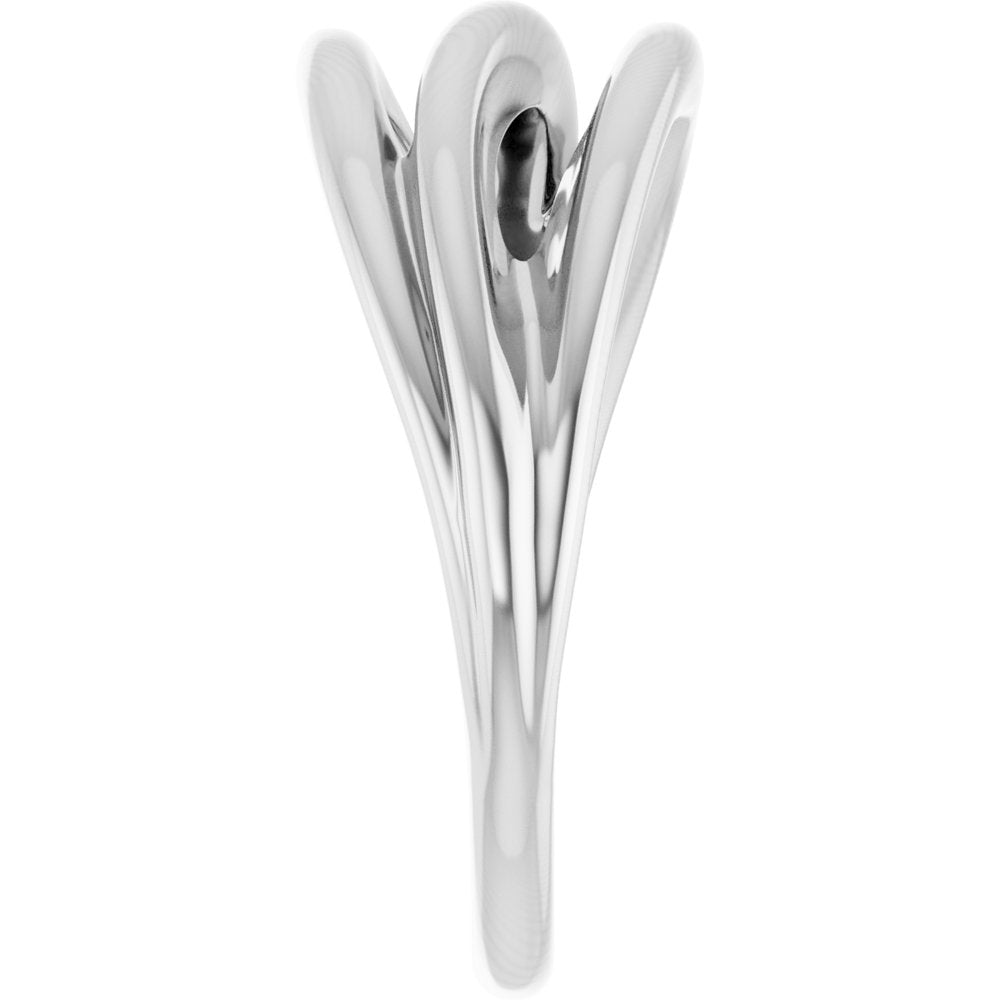 14K Gold Negative Space Ring – Modern & Minimalist Design