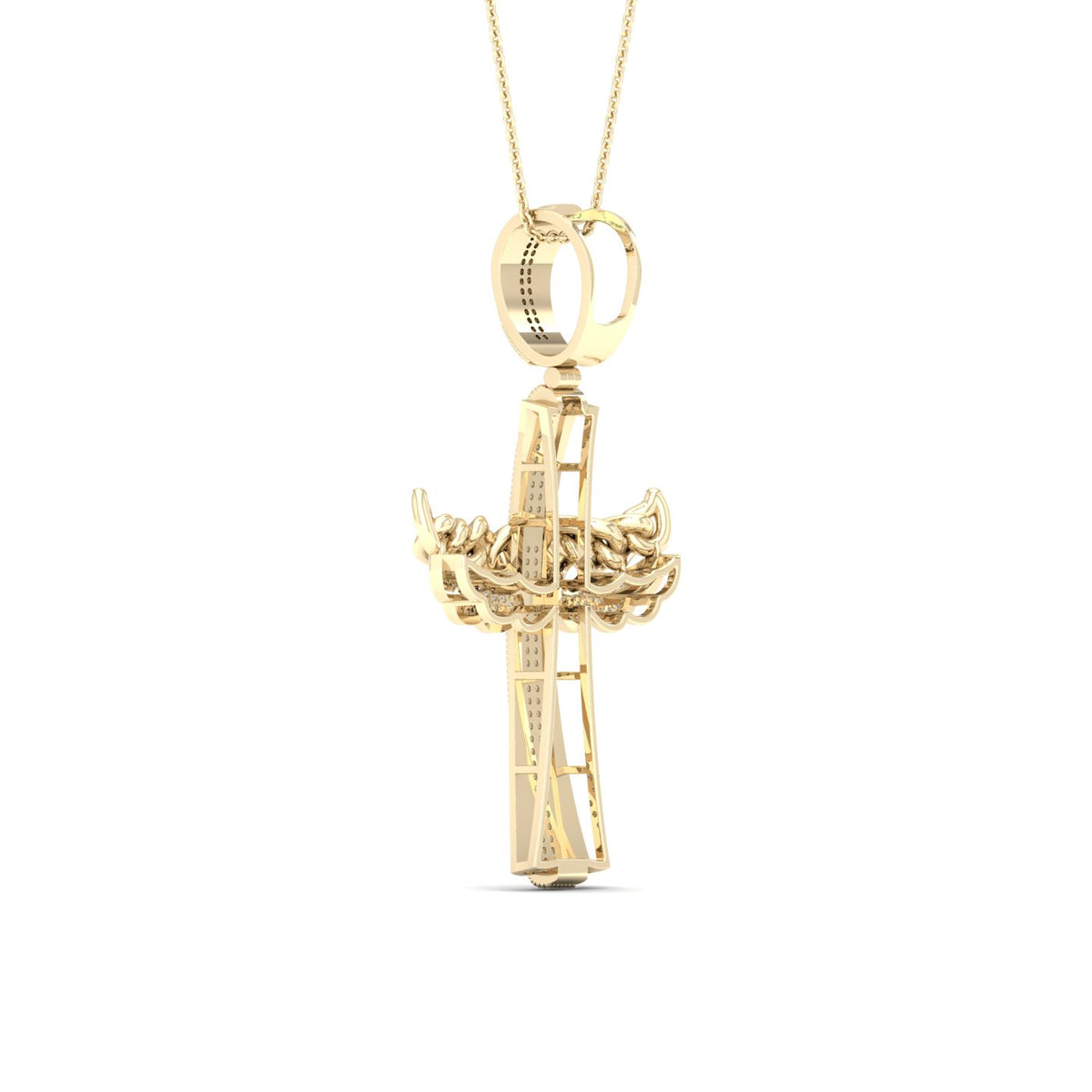 10K 0.43CT Diamond Pendant - Picasso Gold & Diamond Jewelry