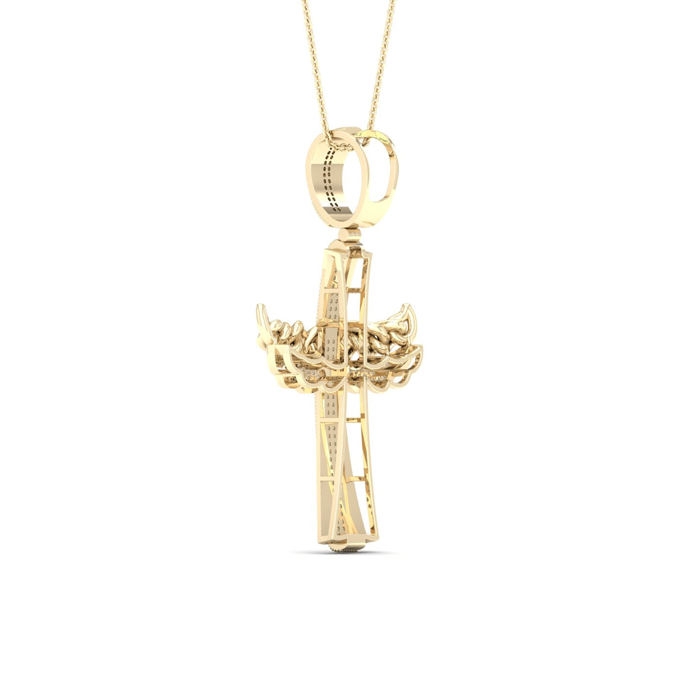 10K 0.43CT Diamond Pendant - Picasso Gold & Diamond Jewelry