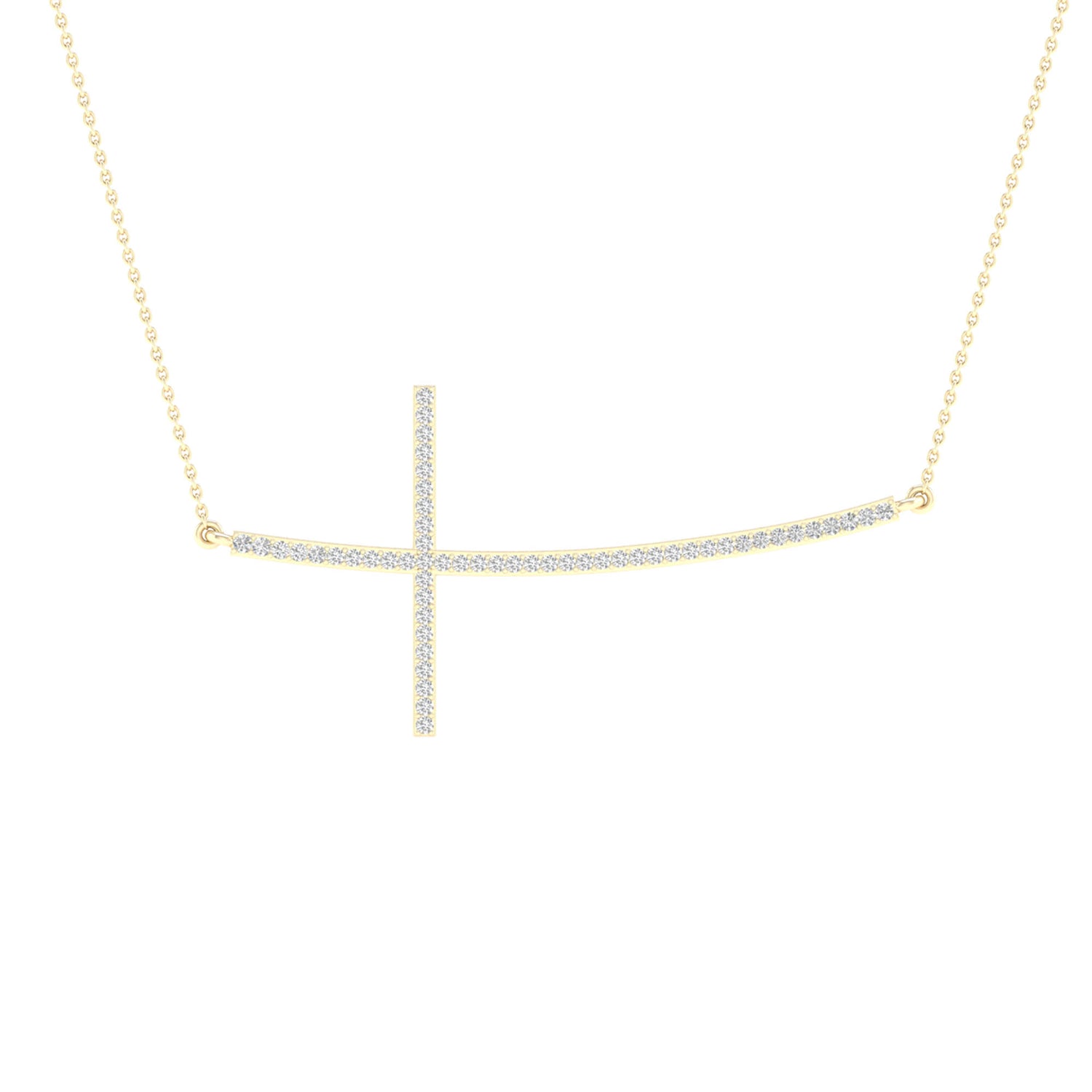 10K 0.15ct Diamond Neckalce - Picasso Gold & Diamond Jewelry