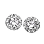 14K White Gold 1/2 Ct.Tw. Diamond Stud Earrings  Picasso Gold & Diamond Jewelry