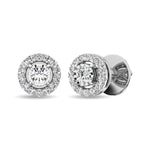10K White Gold 1/4 Ct.Tw. Diamond Stud Earrings  Picasso Gold & Diamond Jewelry