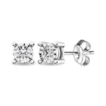 Diamond 1/6 Ct.Tw. Solitaire Stud Earrings in 14K White Gold  Picasso Gold & Diamond Jewelry