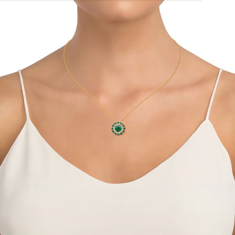 14K 0.04CT Diamond Pendant - Picasso Gold & Diamond Jewelry