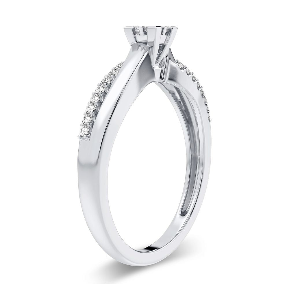 10K 0.15CT Diamond Ring - Picasso Gold & Diamond Jewelry