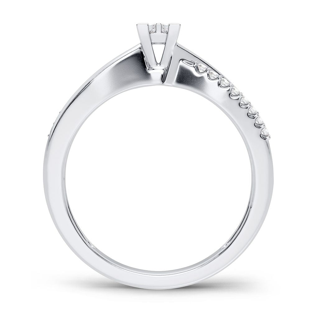 10K 0.15CT Diamond Ring - Picasso Gold & Diamond Jewelry
