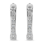 Earrings Diamond 1/3 Ct.Tw. Hoop Earrings in 10K White Gold Diamond 1/3 Ct.Tw. Hoop Earrings in 10K White Gold 60315W-10KT-A2