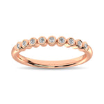 14K Rose Gold 1/10 ct. tw. Diamond Stackable Band | Picasso Gold & Diamond