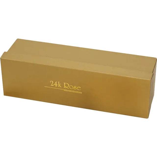 Lacquered 24K Gold-Plated Rose - A Golden Symphony of Timeless Beauty - Picasso Gold & Diamond Jewelry