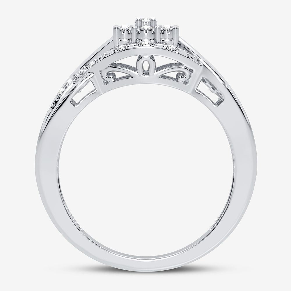 10K 0.10CT DIAMOND RING - Picasso Gold & Diamond Jewelry