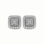 10K White Gold 1/3 Ct.Tw. Diamond Stud Earrings  Picasso Gold & Diamond Jewelry