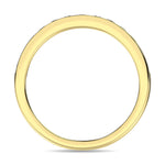 Channel Set Diamond 1 ct. tw. Anniversary Band, close-up of the diamond setting