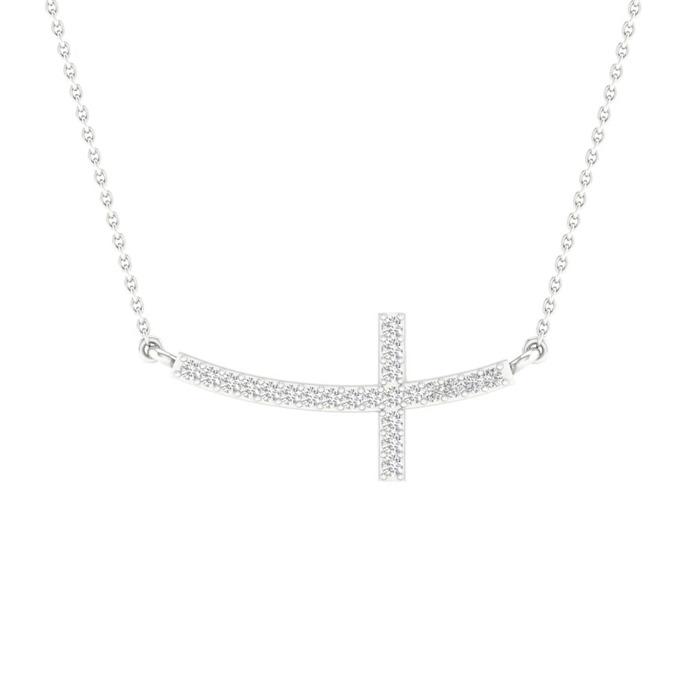10K 0.06ct Diamond Neckalce - Picasso Gold & Diamond Jewelry