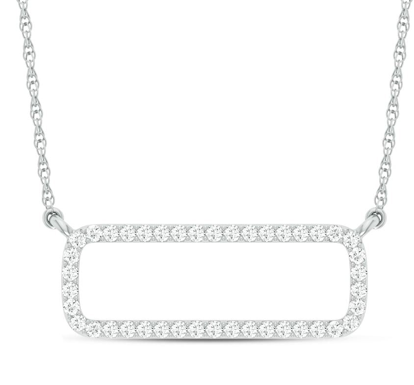 14k 0.10ct Diamond Necklace - Picasso Gold & Diamond Jewelry