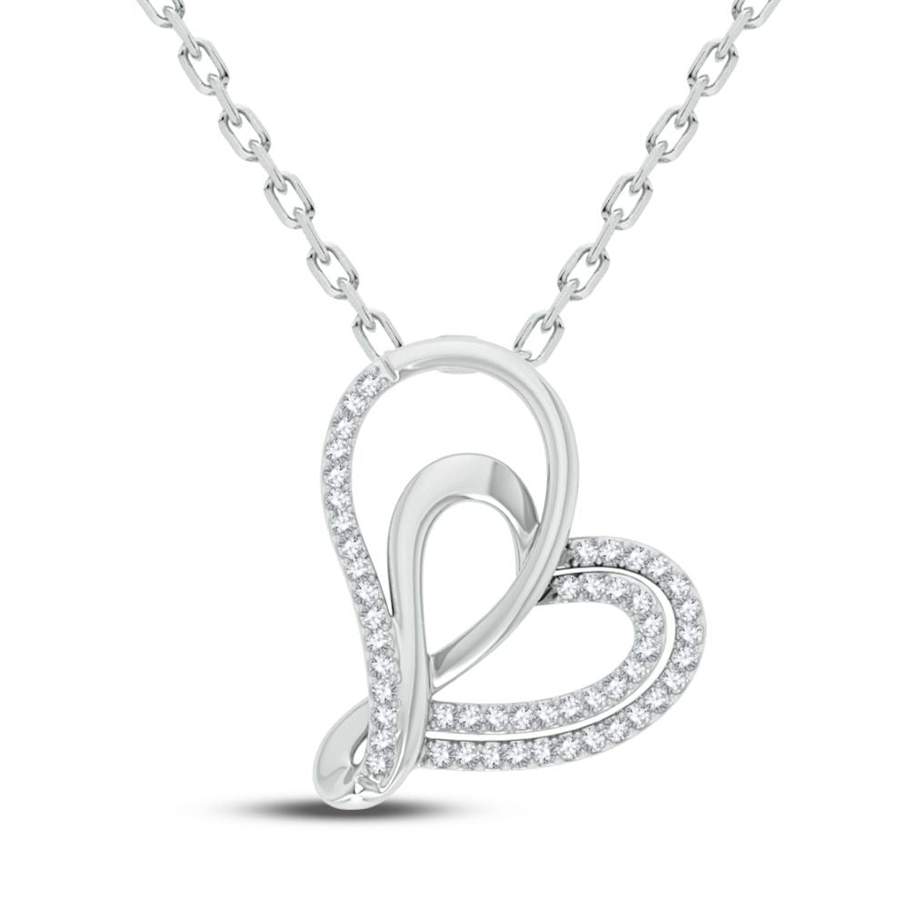 14K 0.15CT DIAMOND PENDANT - Picasso Gold & Diamond Jewelry