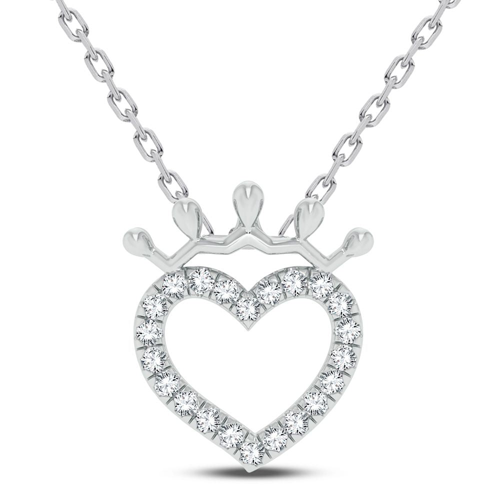 10K 0.25CT DIAMOND PENDANT - Picasso Gold & Diamond Jewelry