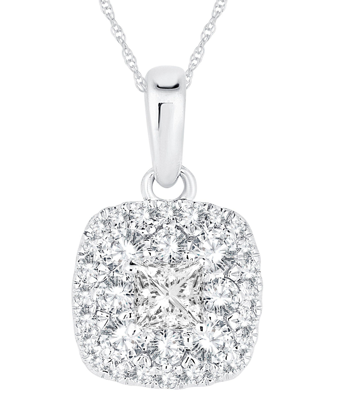 14k 0.50ct Diamond Pendants - Picasso Gold & Diamond Jewelry