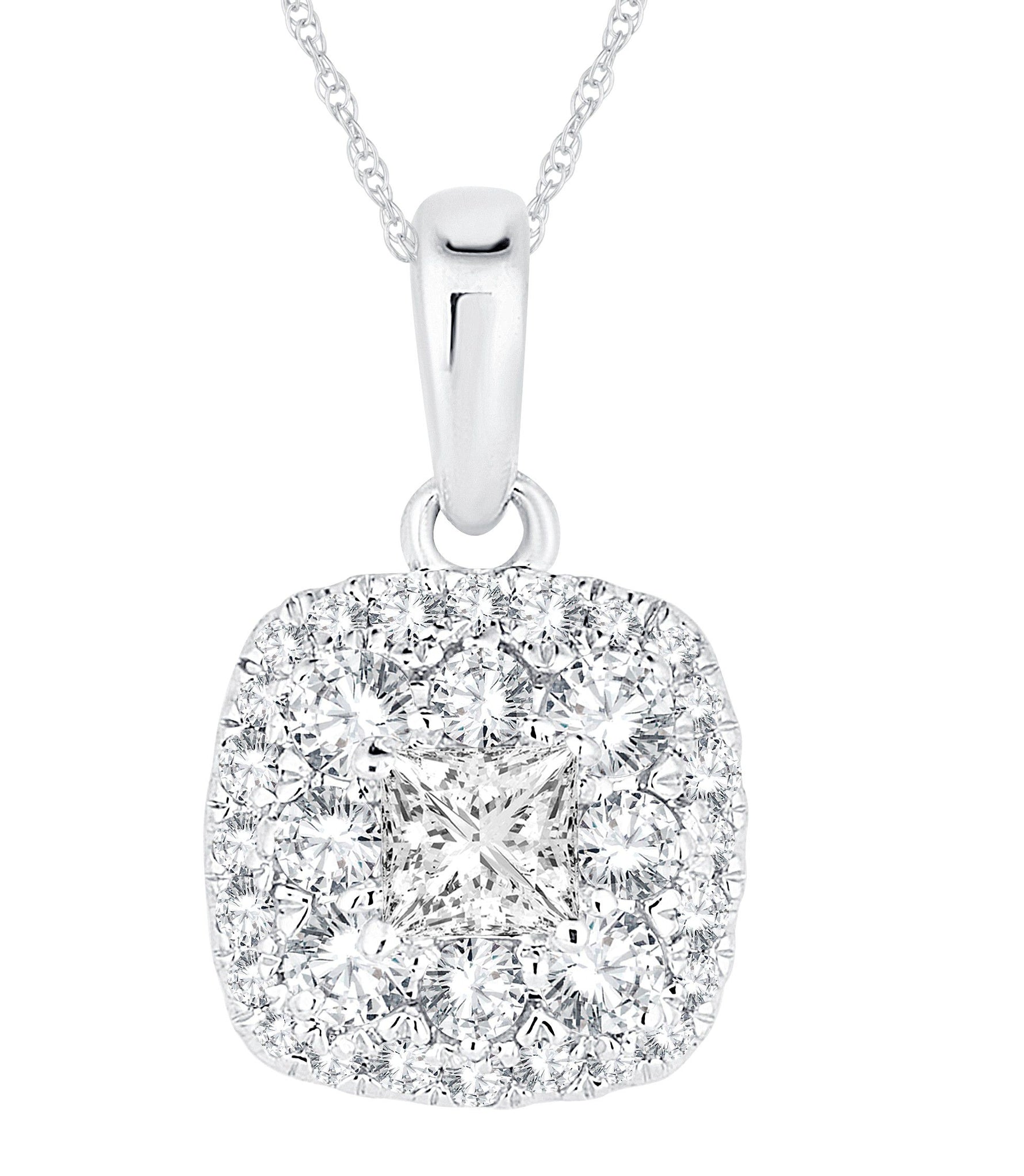 14k 0.50ct Diamond Pendants - Picasso Gold & Diamond Jewelry