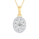 14k 0.50ct Diamond Pendants - Picasso Gold & Diamond Jewelry