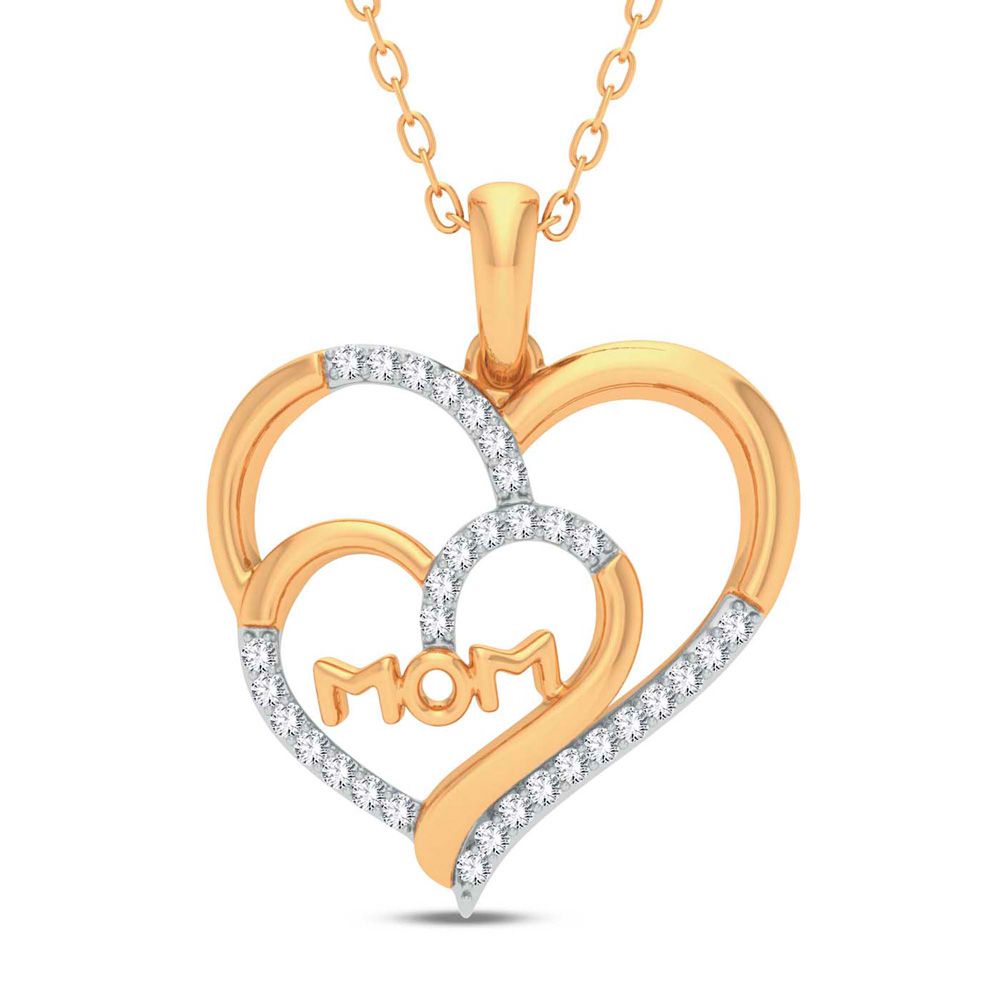 10K 0.13ct Diamond Pendant - Picasso Gold & Diamond Jewelry
