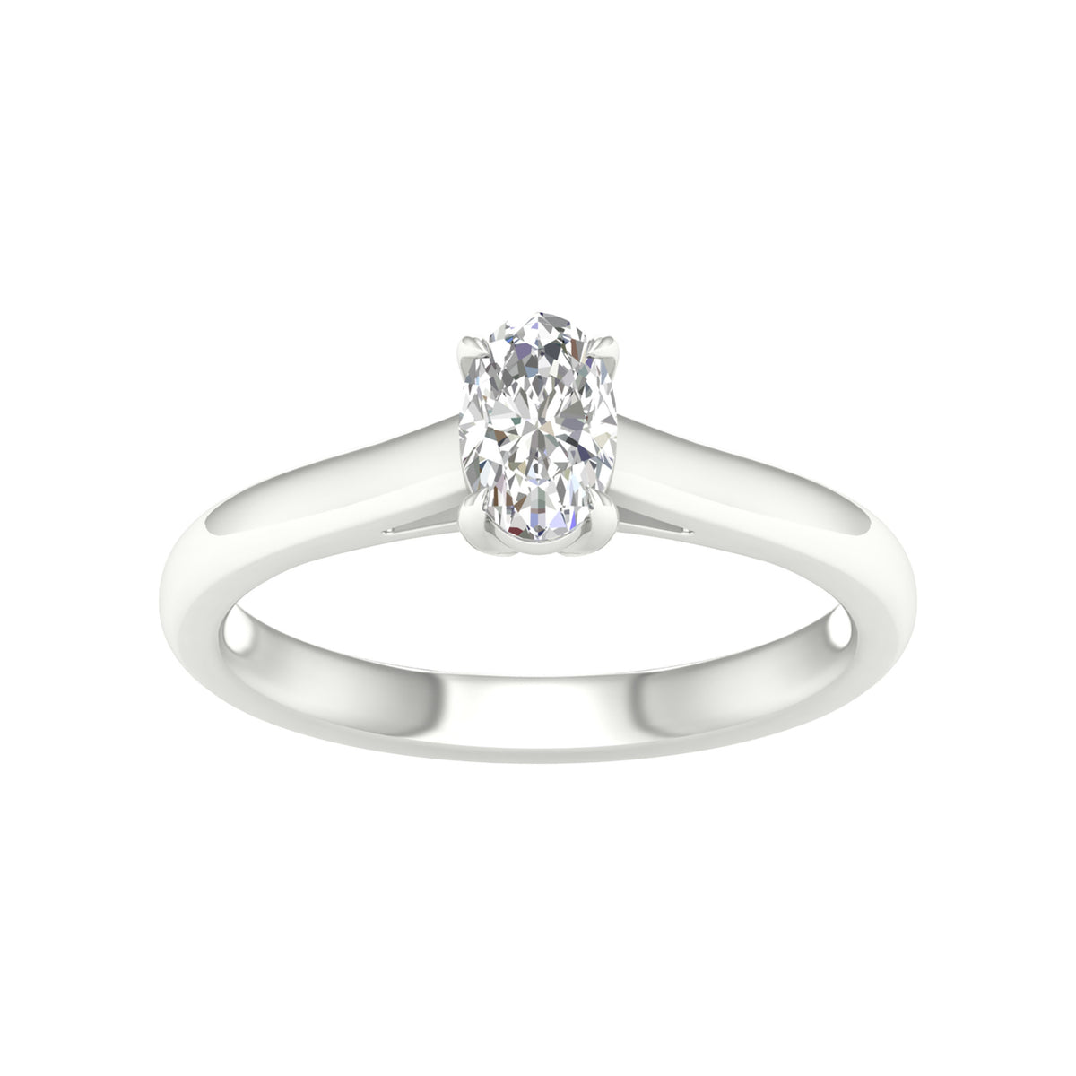 14K 0.50CT Certified Lab Grown Diamond Ring ( IGI Certified ) - Picasso Gold & Diamond Jewelry