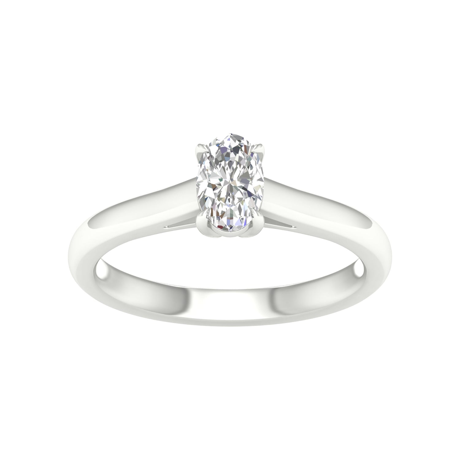 14K 0.50CT Certified Lab Grown Diamond Ring ( IGI Certified ) - Picasso Gold & Diamond Jewelry