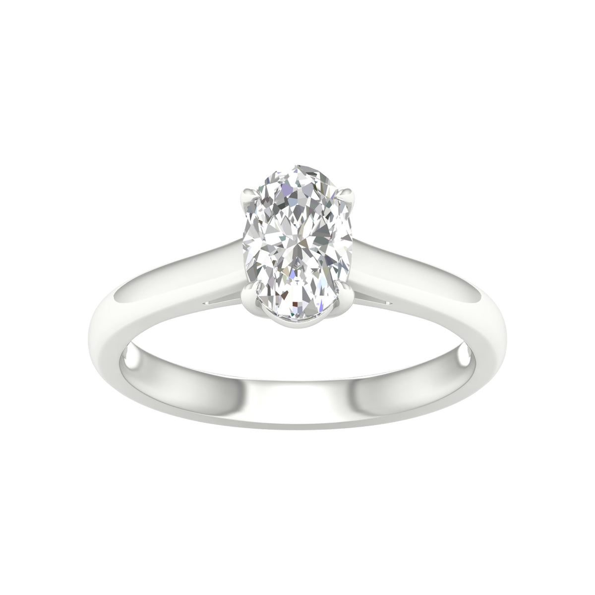 14K 1.00CT Certified Lab Grown Diamond Ring ( IGI Certified ) - Picasso Gold & Diamond Jewelry