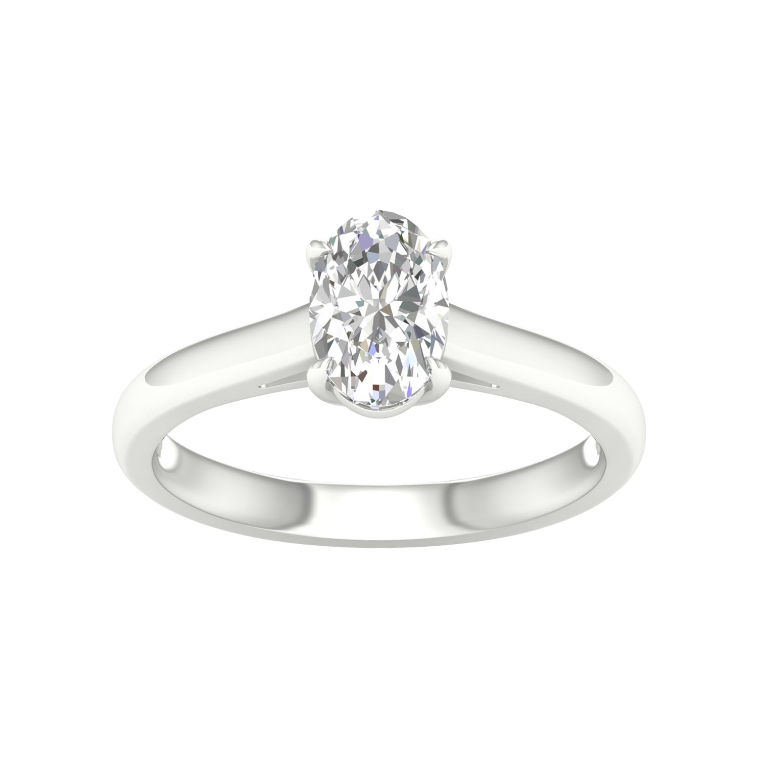14K 1.00CT Certified Lab Grown Diamond Ring ( IGI Certified ) - Picasso Gold & Diamond Jewelry
