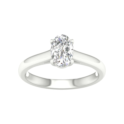 14K 1.00CT Certified Lab Grown Diamond Ring ( IGI Certified )