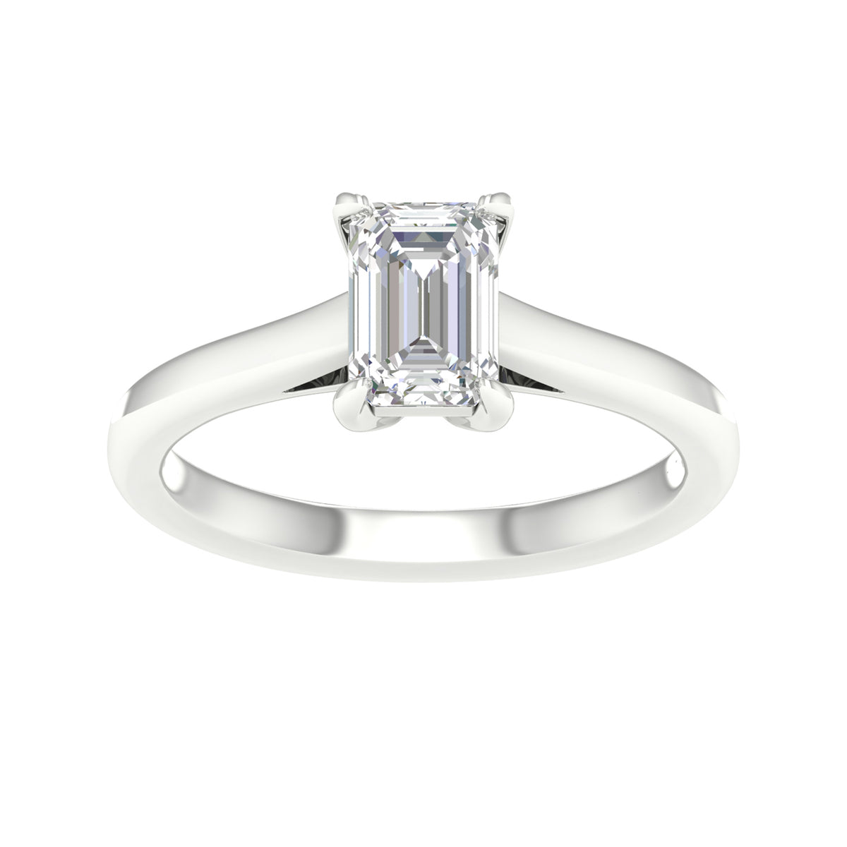 14K 1.00CT Certified Lab Grown Diamond Ring ( IGI Certified ) - Picasso Gold & Diamond Jewelry
