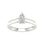14K 0.50CT Certified Lab Grown Diamond Ring ( IGI Certified ) - Picasso Gold & Diamond Jewelry
