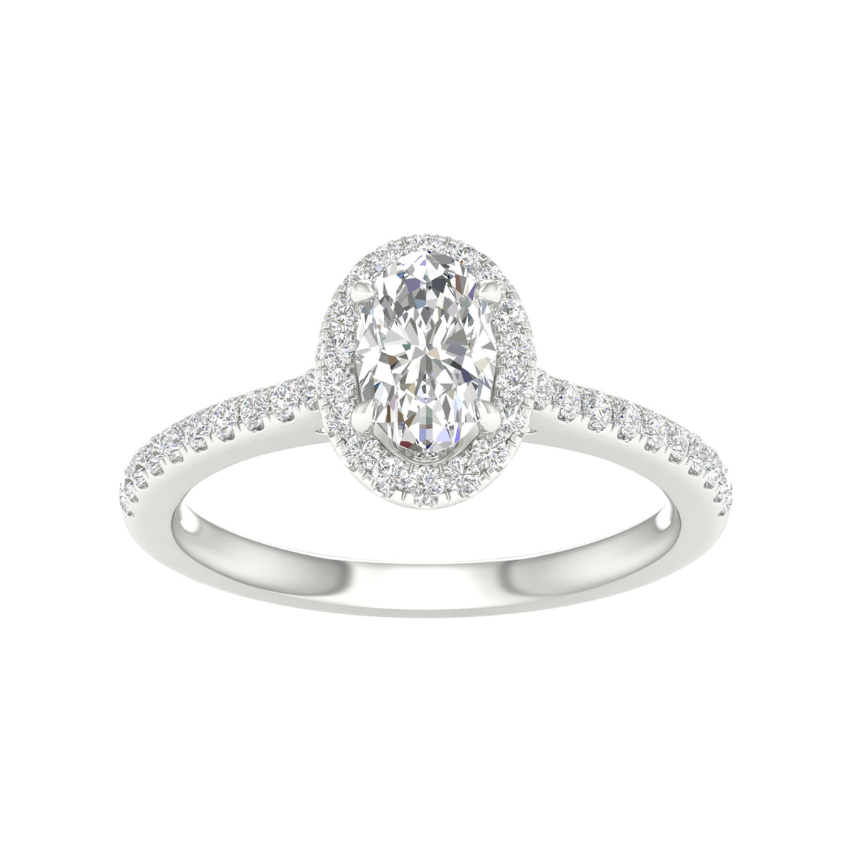 14K 1.00CT  Certified Lab Grown Diamond Ring ( IGI Certified ) - Picasso Gold & Diamond Jewelry
