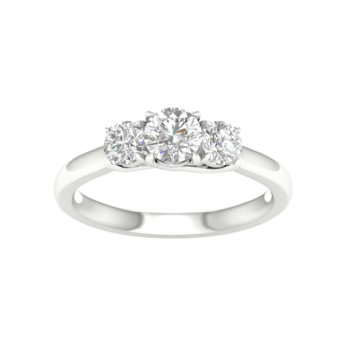 14K 1.00CT Certified Lab Grown Diamond Ring ( IGI Certified ) - Picasso Gold & Diamond Jewelry