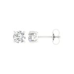 14K 1.00CT Certified Lab Grown Diamond Earrings ( IGI Certified ) - Picasso Gold & Diamond Jewelry