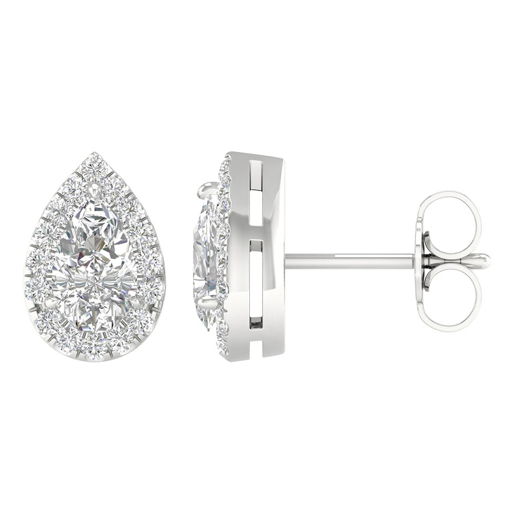 14K 1.15CT Lab Grown Earrings - Picasso Gold & Diamond Jewelry