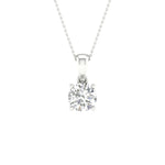 14K 1.00CT Certified Lab Grown Diamond Pendant ( IGI Certified ) - Picasso Gold & Diamond Jewelry