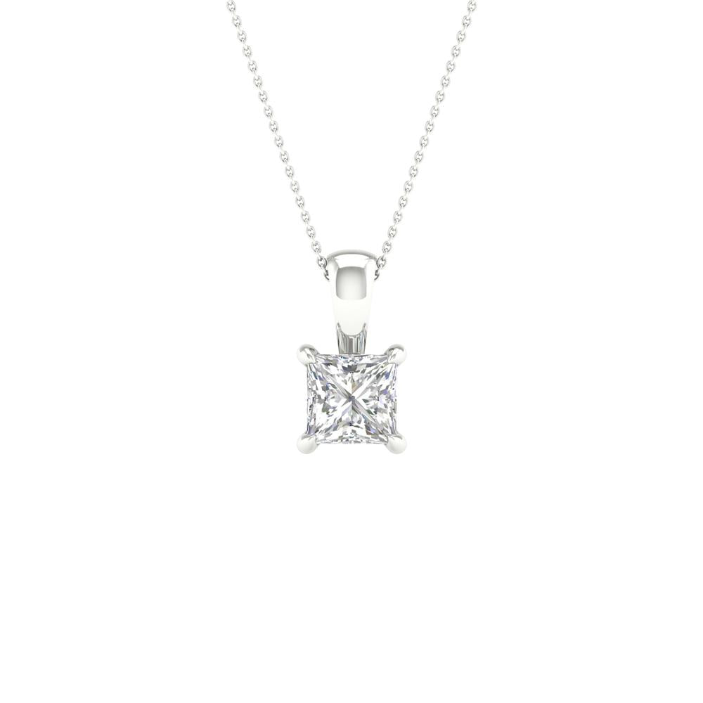 14K 1.00CT Certified Lab Grown Diamond Pendant ( IGI Certified ) - Picasso Gold & Diamond Jewelry