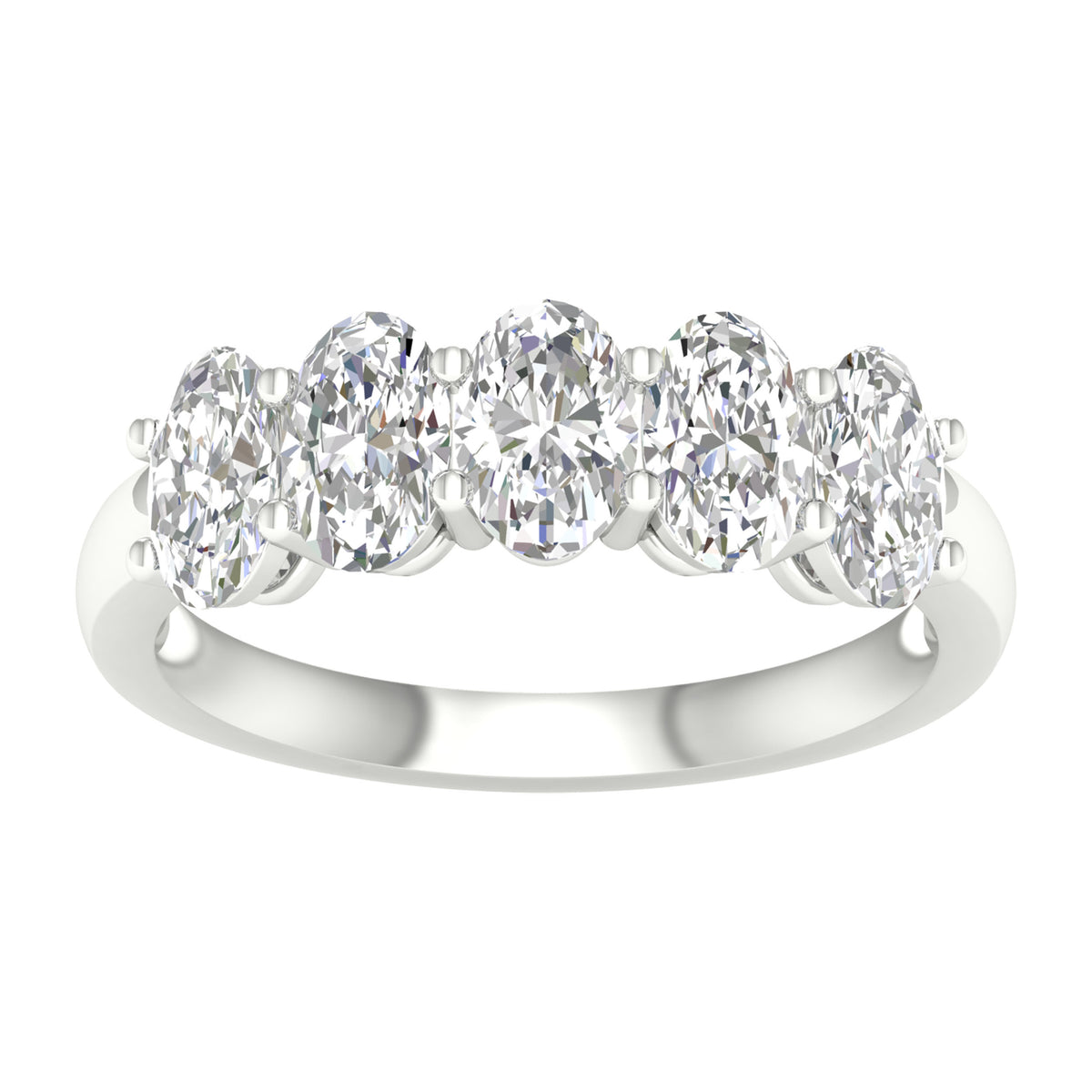 14K 3.00CT Certified Lab Grown Diamond Bands ( IGI Certified ) - Picasso Gold & Diamond Jewelry