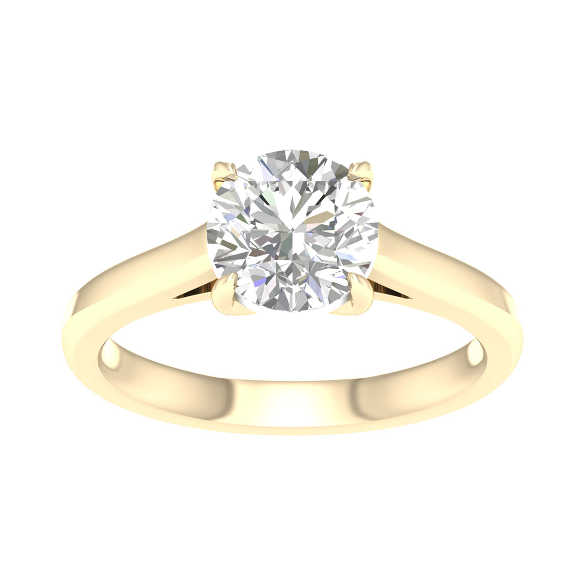 14K 2.00CT  Lab Diamond Ring - Picasso Gold & Diamond Jewelry