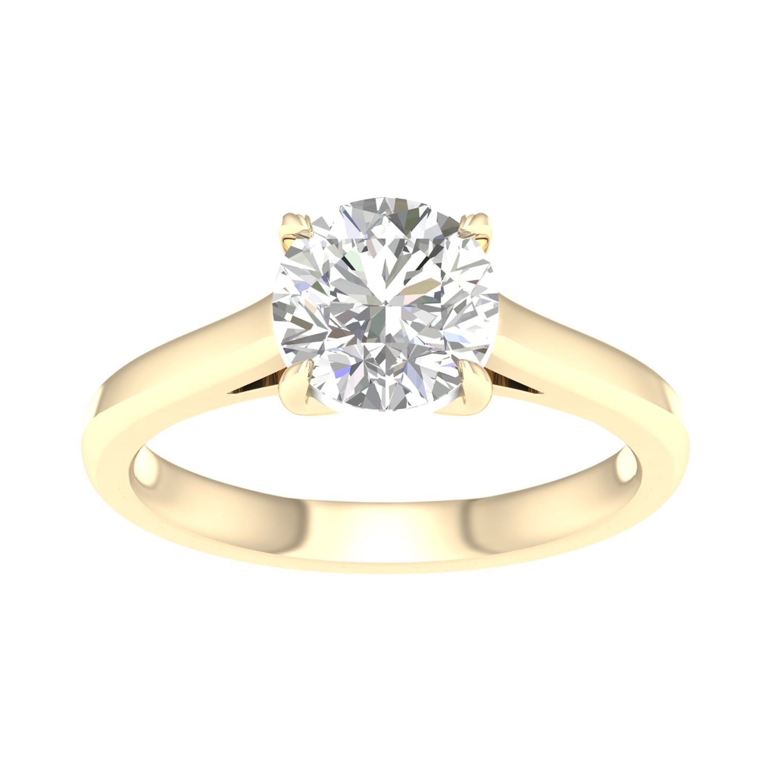 14K 2.00CT  Lab Diamond Ring - Picasso Gold & Diamond Jewelry