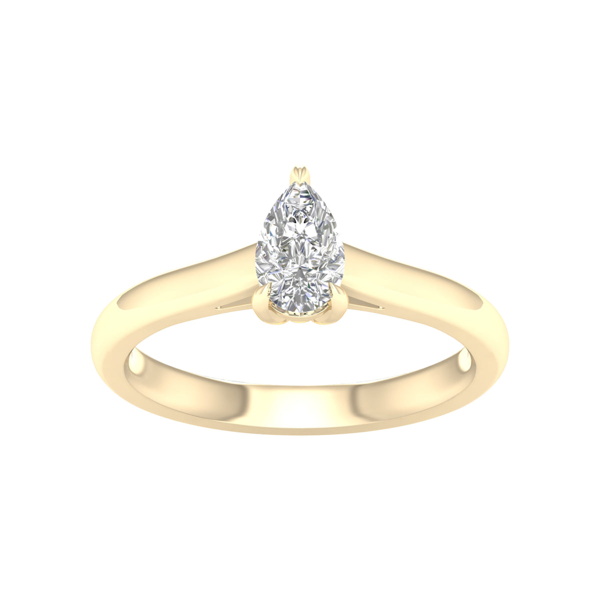 14K 0.50CT Certified Lab Grown Diamond Ring ( IGI Certified ) - Picasso Gold & Diamond Jewelry