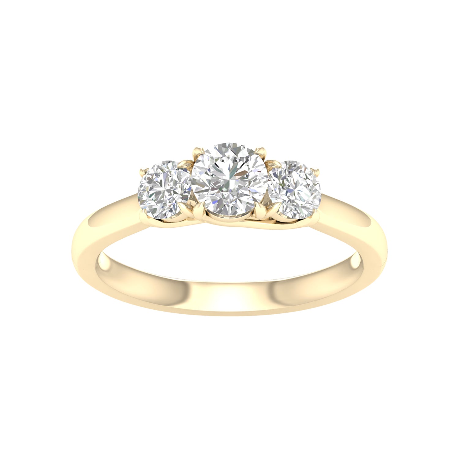 14K 1.00CT Certified Lab Grown Diamond Ring ( IGI Certified ) - Picasso Gold & Diamond Jewelry