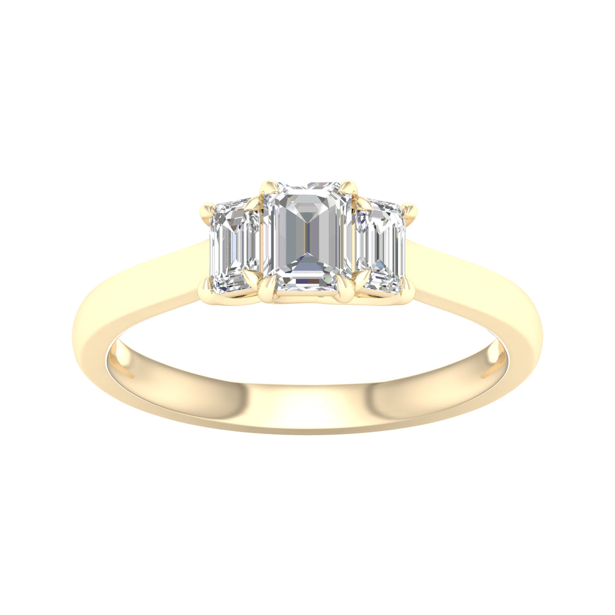 14K 1.00CT Certified Lab Grown Diamond Ring ( IGI Certified ) - Picasso Gold & Diamond Jewelry