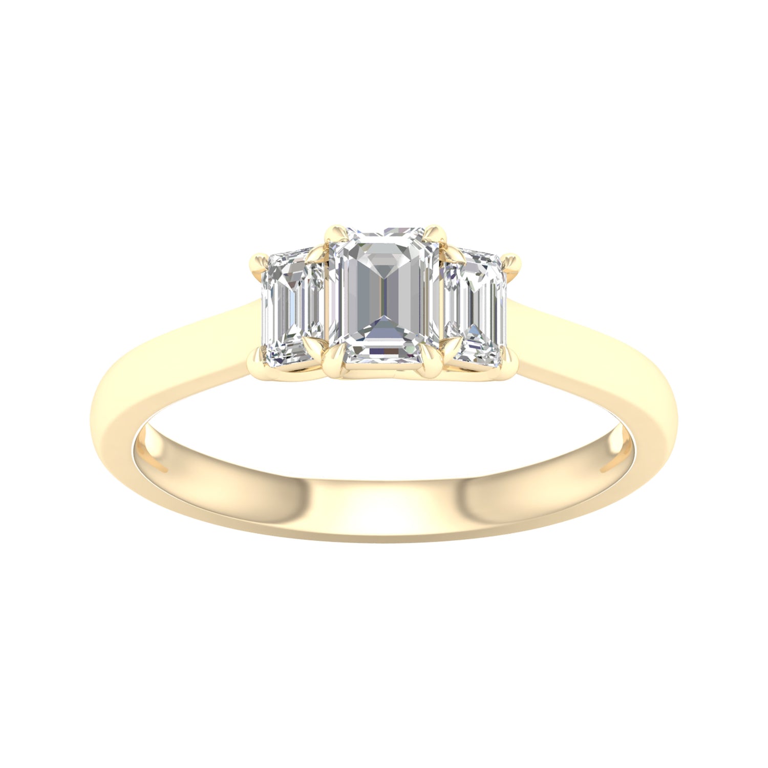 14K 1.00CT Certified Lab Grown Diamond Ring ( IGI Certified ) - Picasso Gold & Diamond Jewelry