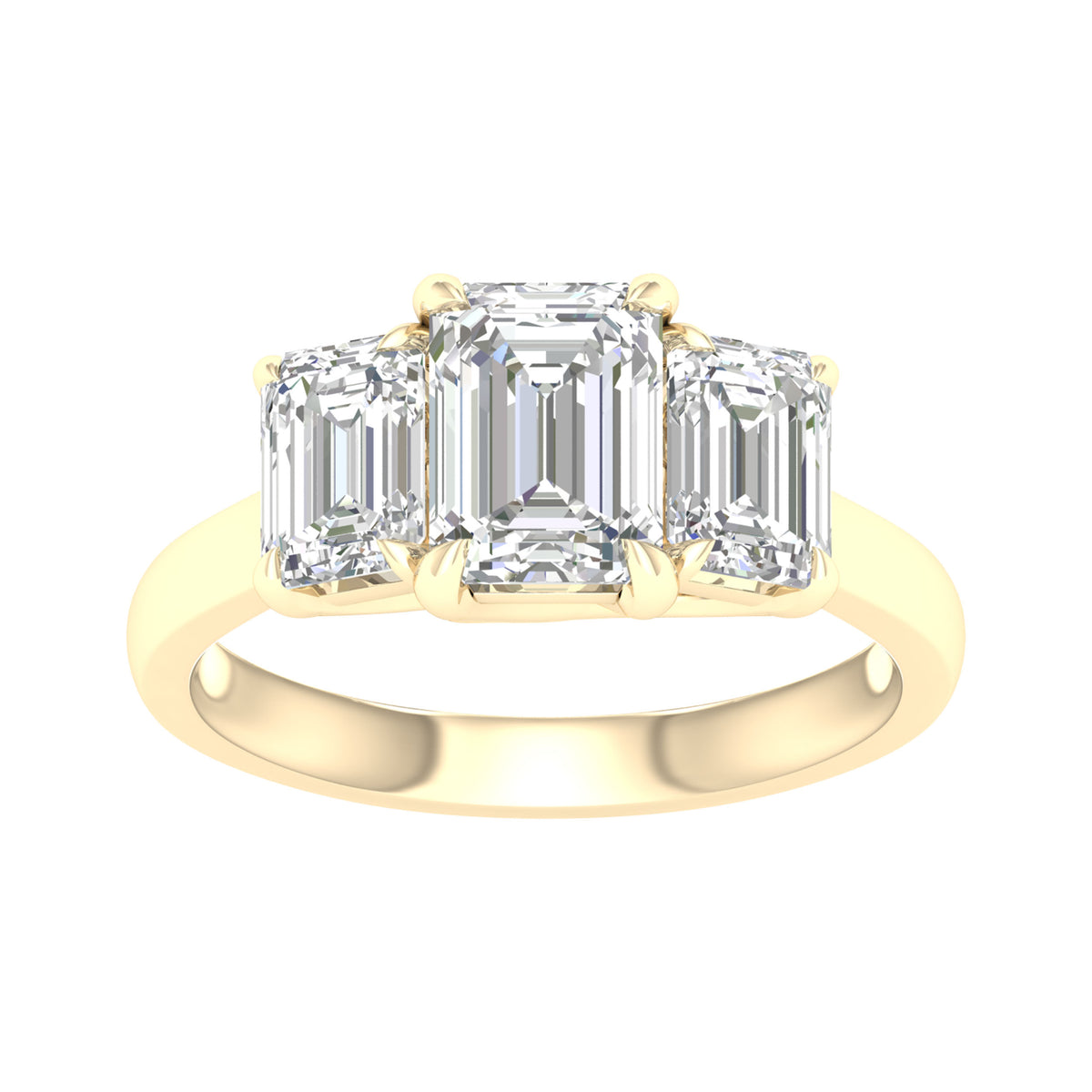14K 3.00CT Certified Lab Grown Diamond Ring ( IGI Certified ) - Picasso Gold & Diamond Jewelry