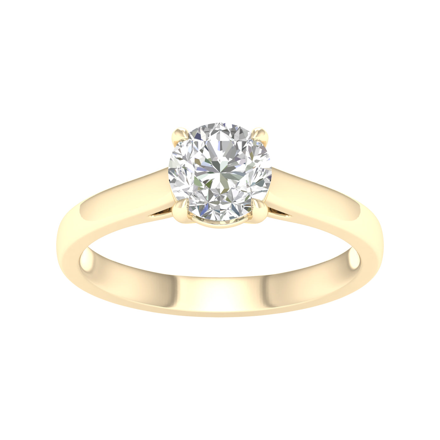 14K 1.00CT LAB Diamond Ring - Picasso Gold & Diamond Jewelry